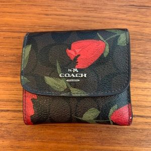 Gorgeous Coach Rose Wallet!